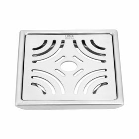 Purple Exclusive Square Floor Drain (6 x 6 Inches) with Hole - LIPKA - Lipka Home