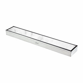 Marble Insert Shower Drain Channel (18 x 2 Inches) - LIPKA - Lipka Home