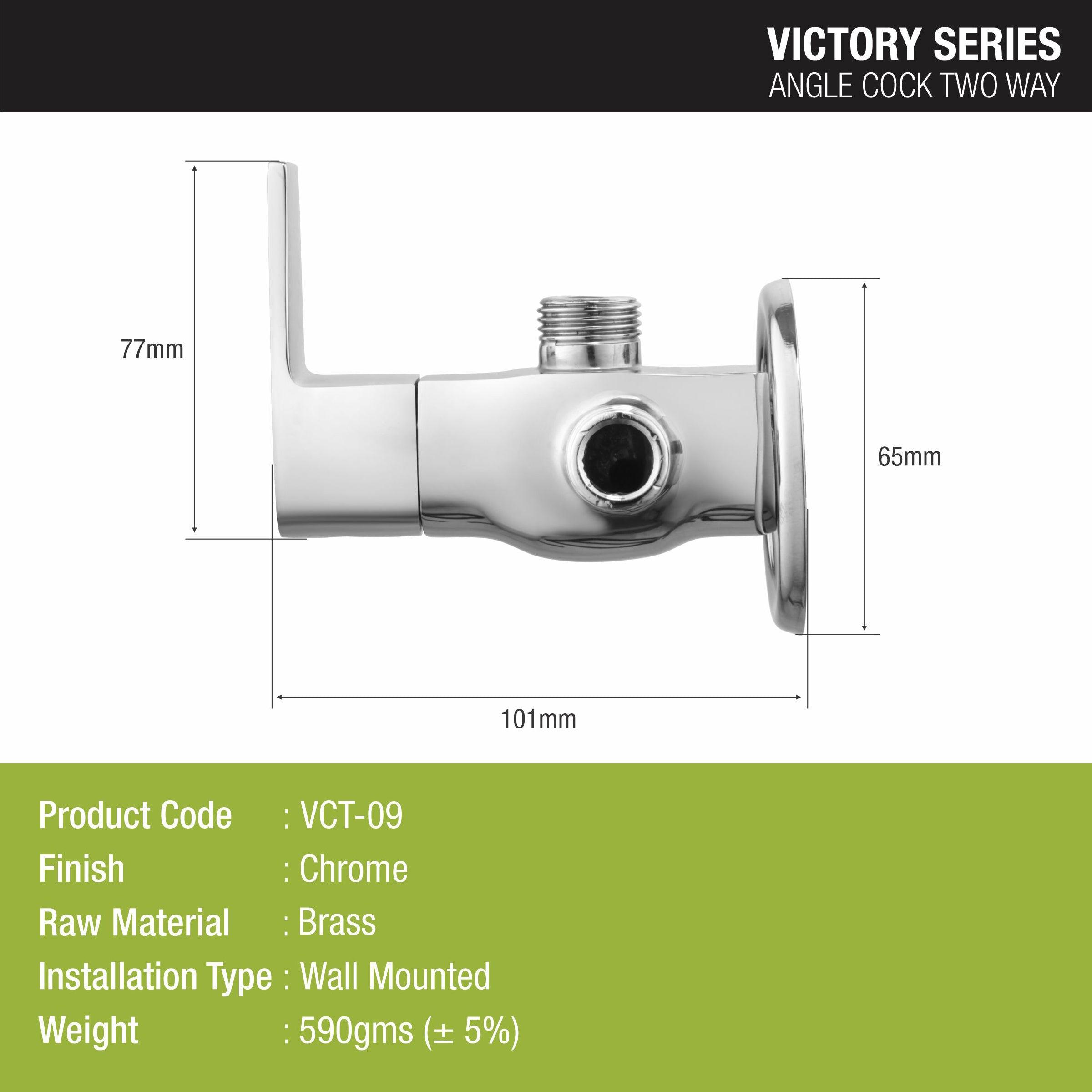 Victory Angle Valve Two Way Brass Faucet - LIPKA - Lipka Home