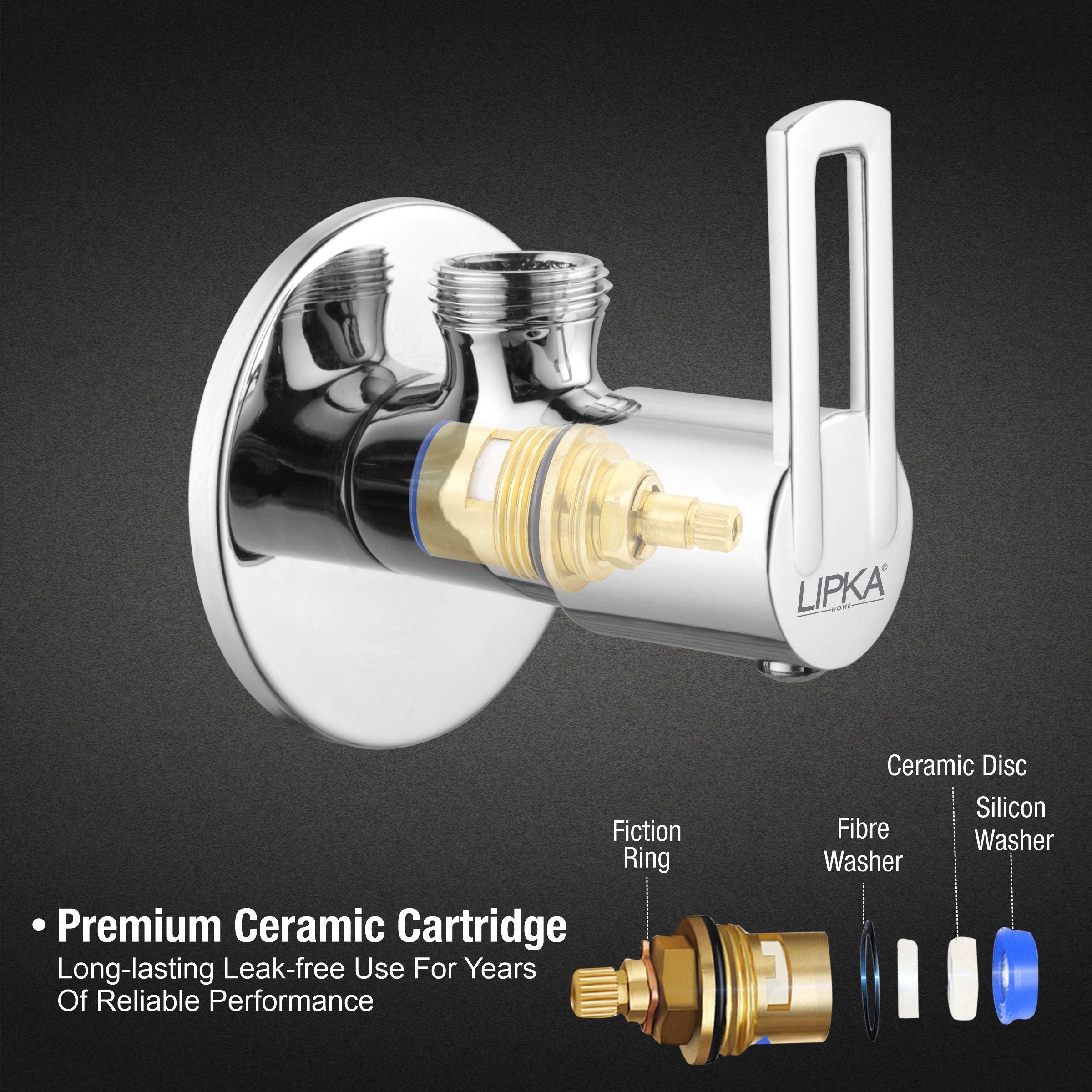 Kube Angle Valve Brass Faucet - LIPKA - Lipka Home