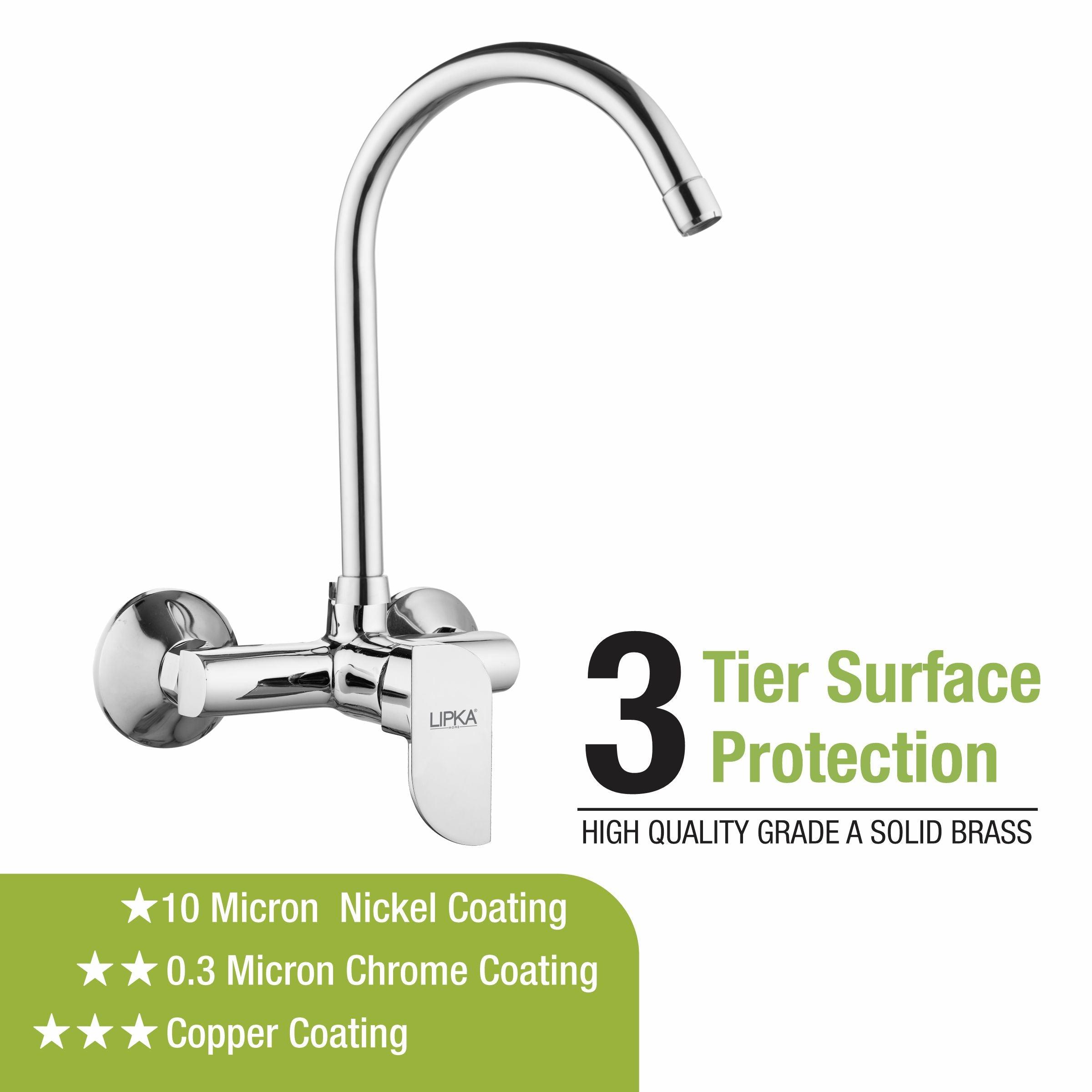 Arise Single Lever Sink Mixer with Swivel Spout (20 Inches) - LIPKA - Lipka Home