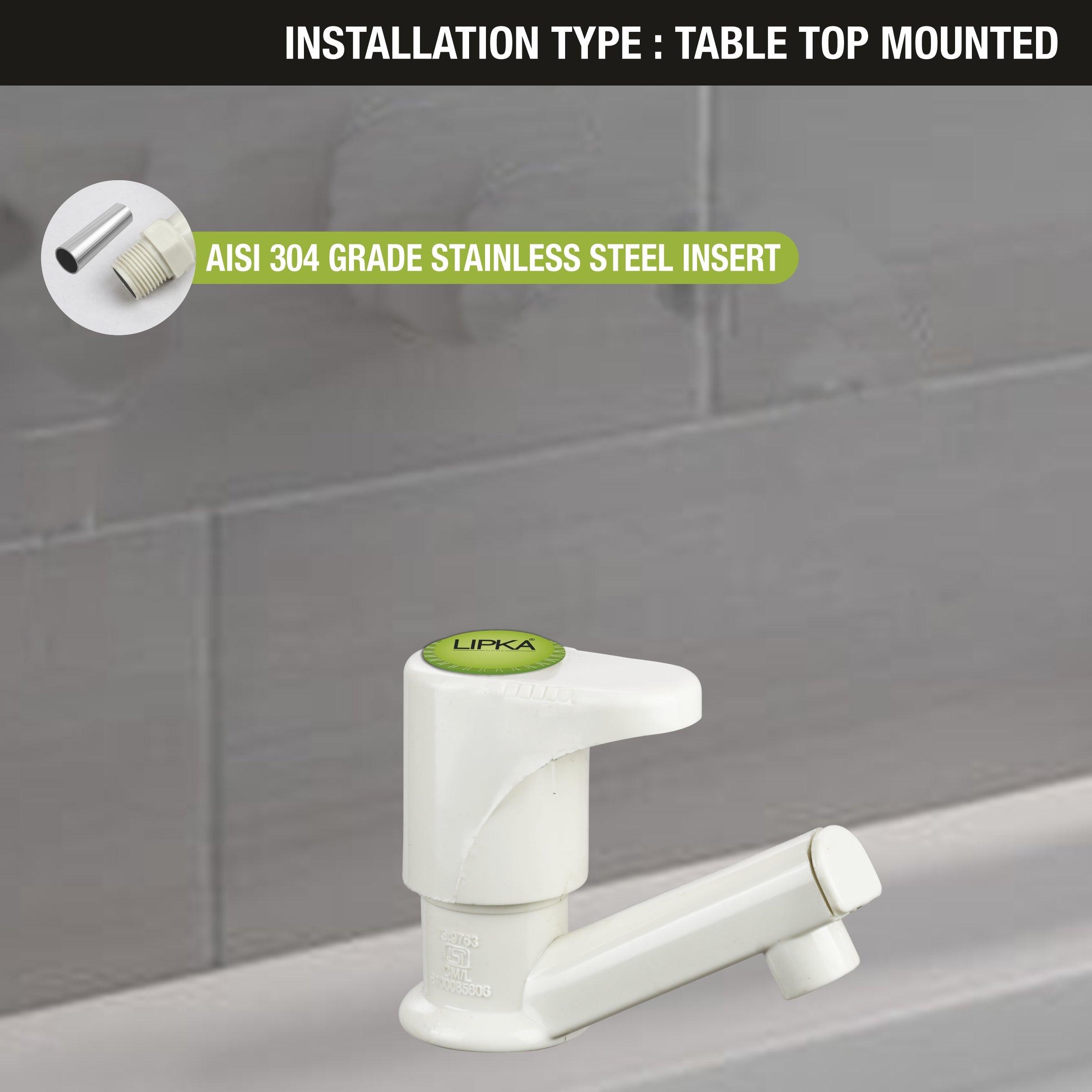 Designo Pillar Tap PTMT Faucet lifestyle