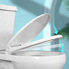Oval Toilet Seat Cover PVC (White) |Commode not included| - LIPKA - Lipka Home