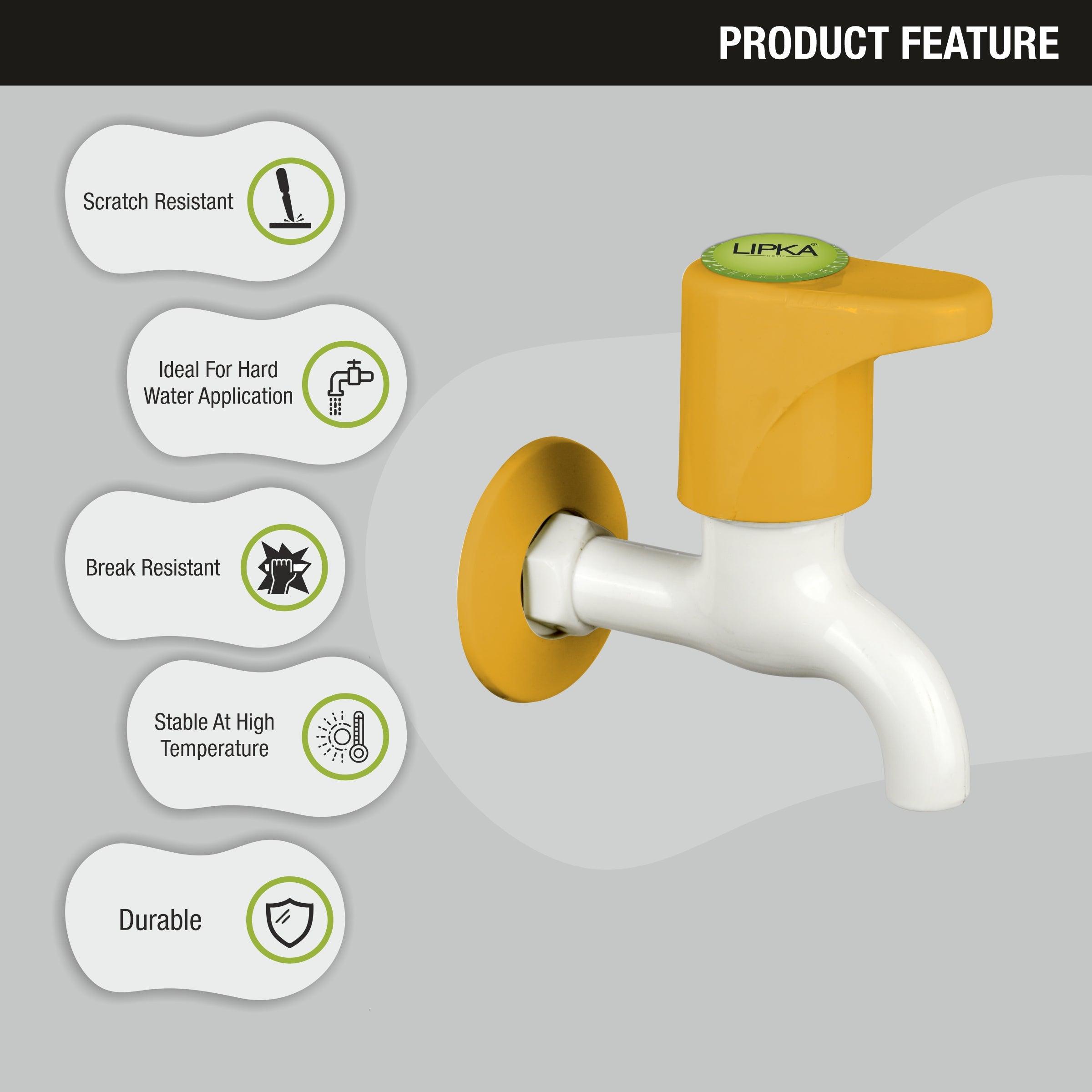 Sunflow Bib Tap PTMT Faucet features