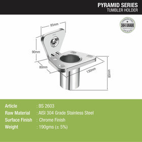 Pyramid 304-Grade Tumbler Holder- LIPKA - Lipka Home