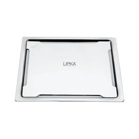Beta Deluxe Square Flat Cut Floor Drain (5 x 5 Inches) - LIPKA - Lipka Home
