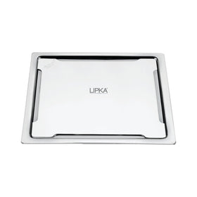 Beta Deluxe Square Flat Cut Floor Drain (6 x 6 Inches) - LIPKA - Lipka Home