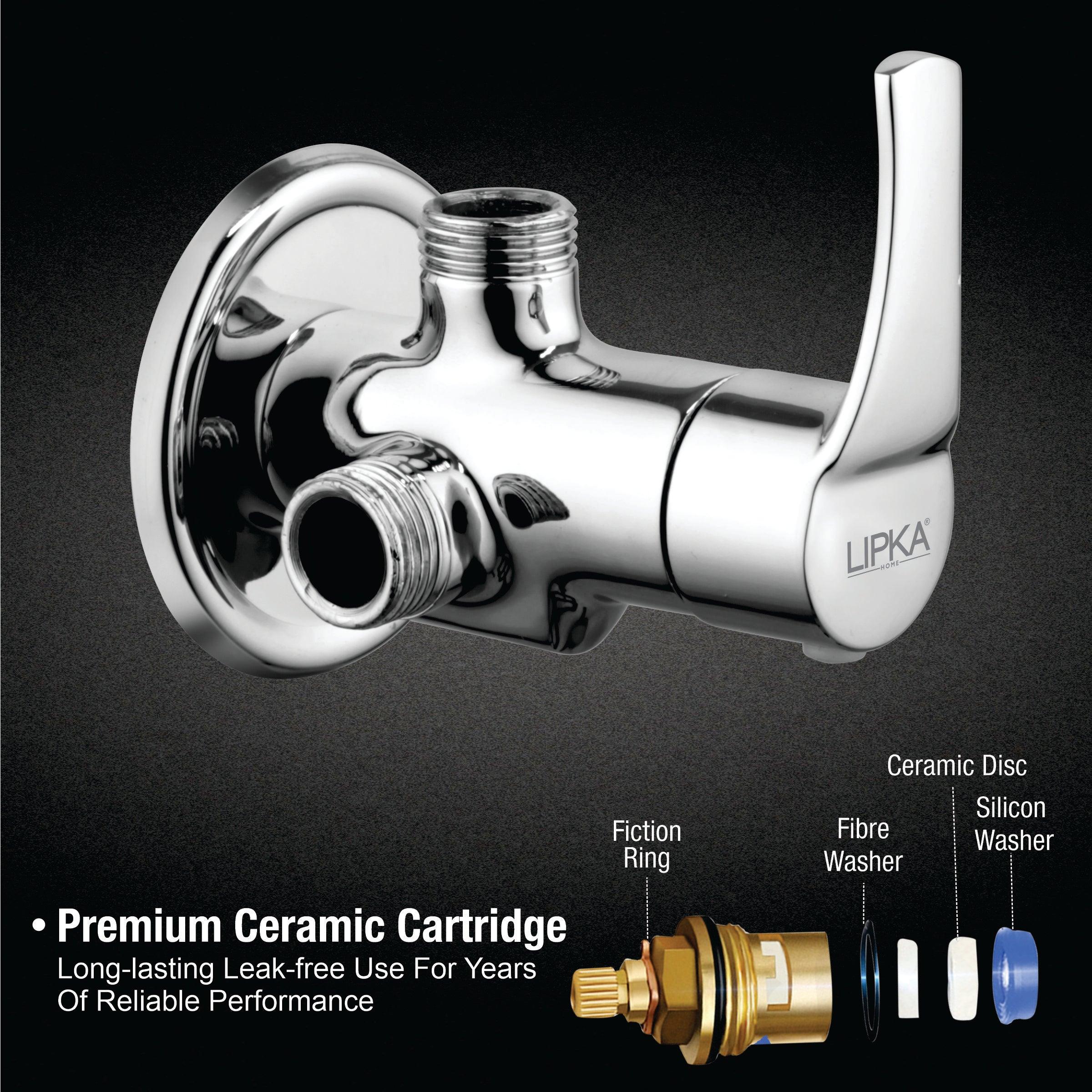 Coral Angle Valve Two Way Brass Faucet with premium cartridge