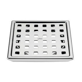 Delta Deluxe Square Floor Drain (5 x 5 Inches) - LIPKA - Lipka Home