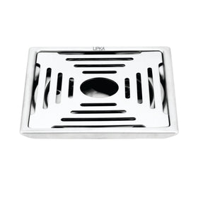 Echo Deluxe Square Floor Drain (5 x 5 Inches) with Hole - LIPKA - Lipka Home