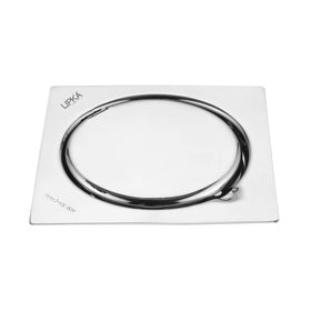 Gemini Square Floor Drain with Jali (5.5 x 5.5 Inches) - LIPKA - Lipka Home