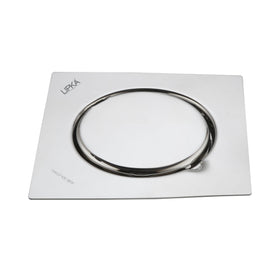 Gemini Square Floor Drain with Jali (6 x 6 Inches) - LIPKA - Lipka Home