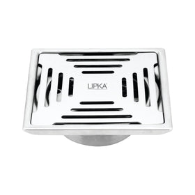Green Exclusive Square Floor Drain (5 x 5 Inches) with Cockroach Trap - LIPKA - Lipka Home