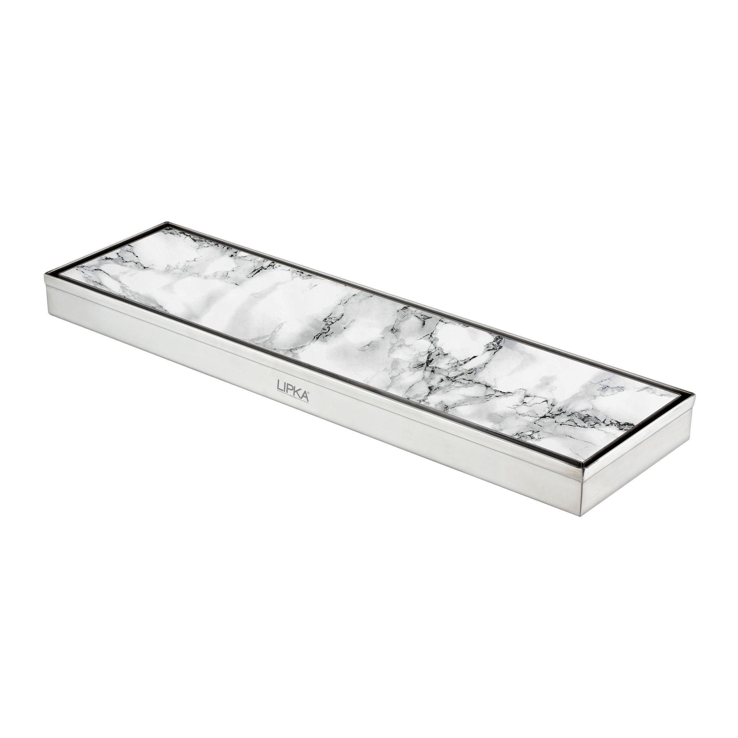 Marble Insert Shower Drain Channel (24 x 5 Inches) 
