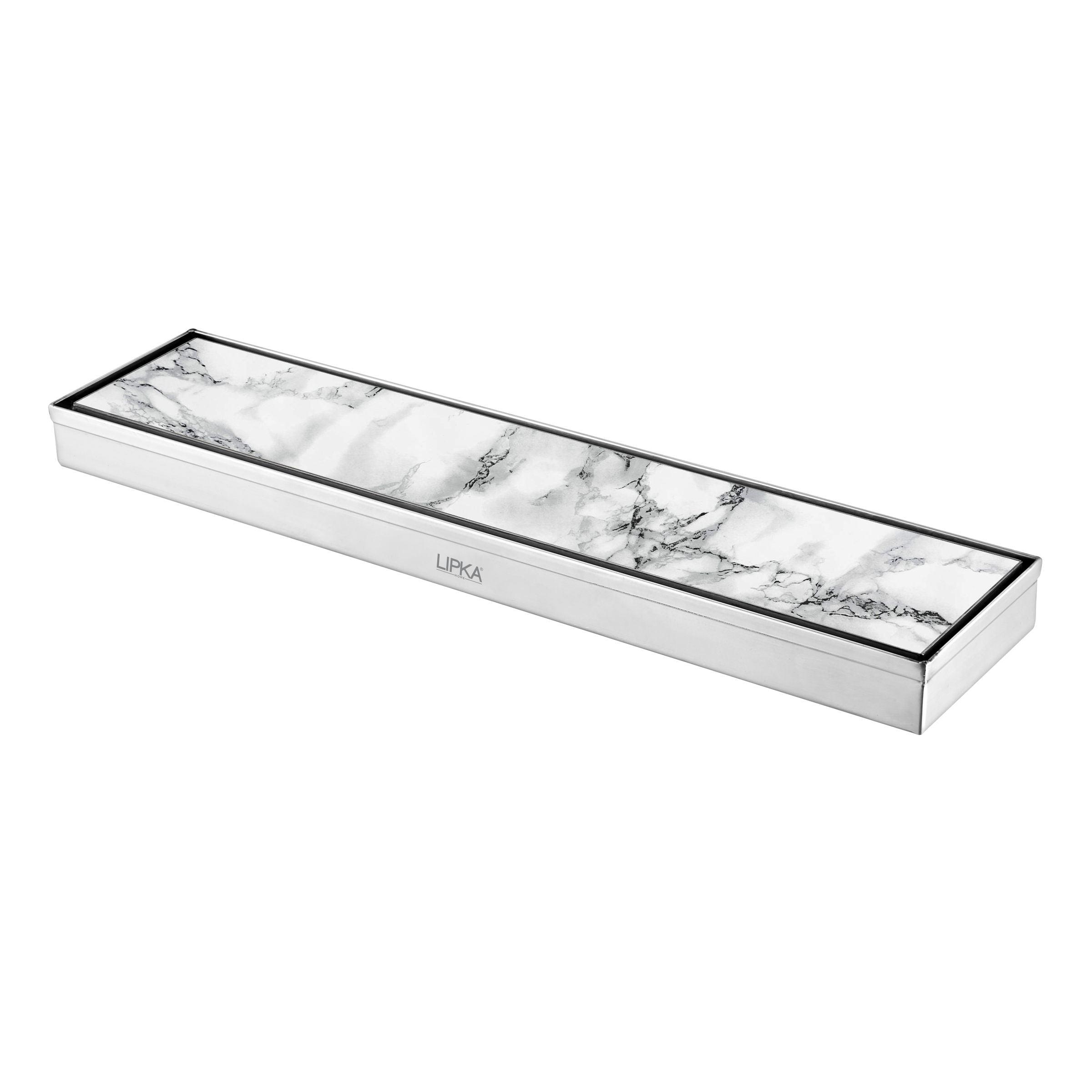 Marble Insert Shower Drain Channel (32 x 4 Inches)