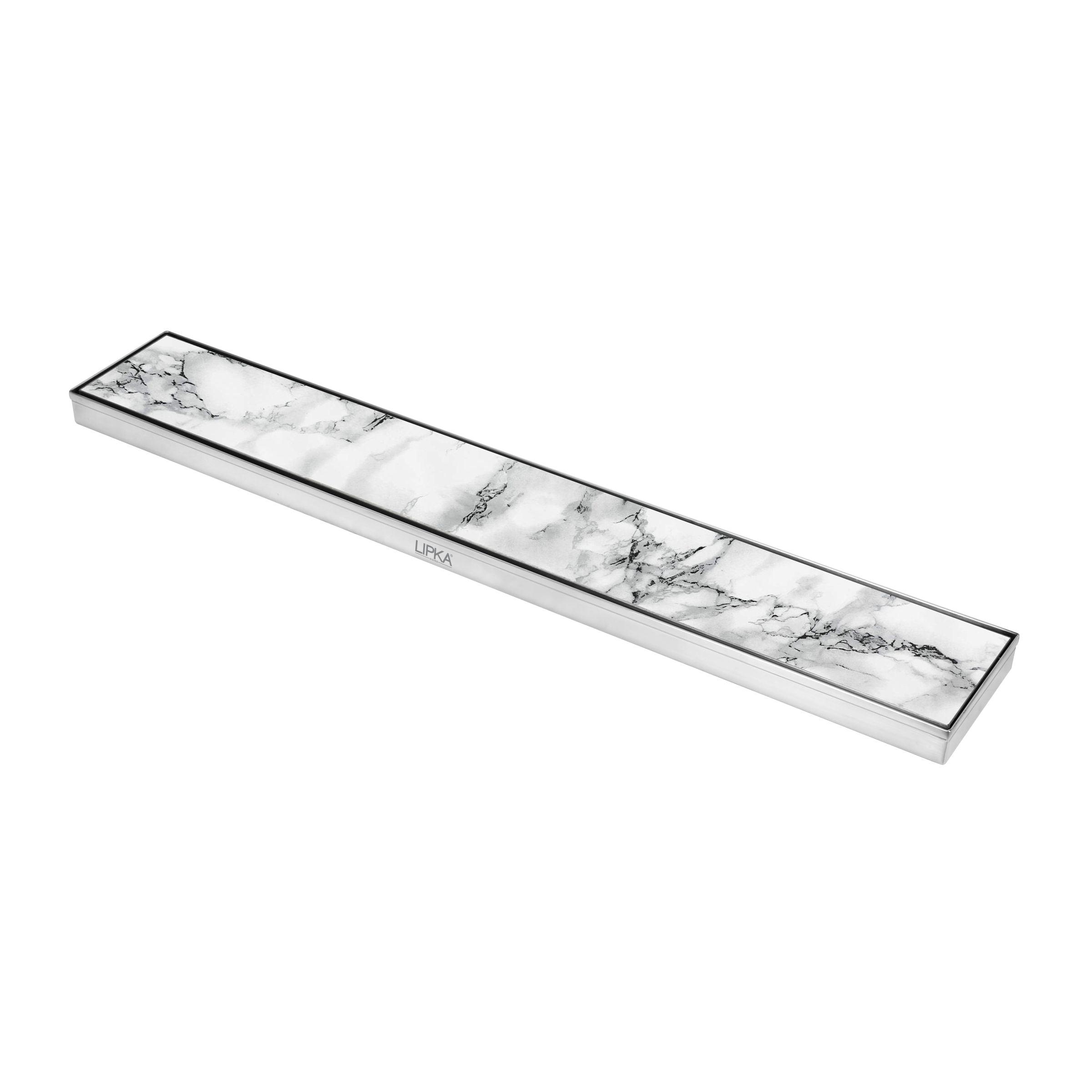 Marble Insert Shower Drain Channel (40 x 5 Inches)