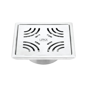 Purple Exclusive Square Floor Drain (6 x 6 Inches) with Cockroach Trap - LIPKA - Lipka Home