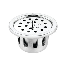Round Floor Drain (4 inches) with Cockroach Trap & Lid - LIPKA - Lipka Home