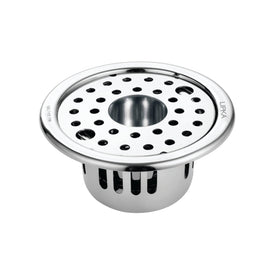 Round Floor Drain (5 inches) with Cockroach Trap, Lock & Hole - LIPKA - Lipka Home