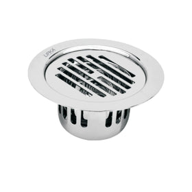 Golden Classic Jali Round Flat Cut Floor Drain (5.5 inches) with Cockroach Trap - LIPKA - Lipka Home