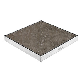 Marble Insert Floor Drain (12 x 12 Inches) - LIPKA - Lipka Home