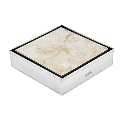 Tile Insert Floor Drain (5 x 5 Inches) - LIPKA - Lipka Home