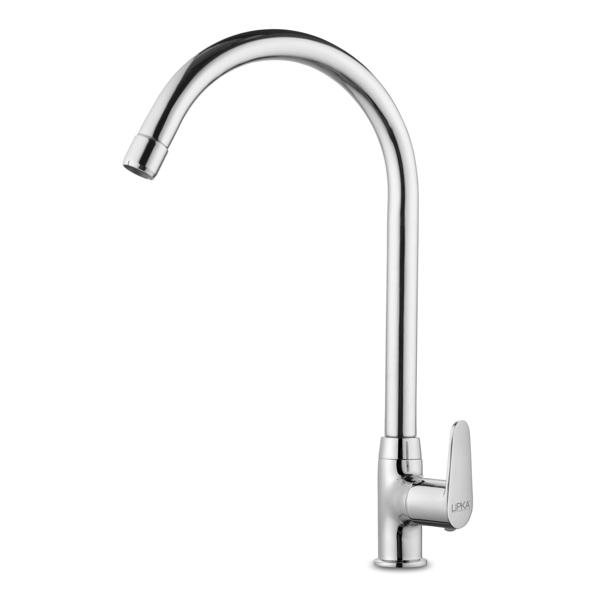 Virgo Swan Neck with Large (20 Inches) Round Swivel Spout Faucet