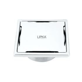 Yellow Exclusive Square Floor Drain (6 x 6 Inches) with Cockroach Trap - LIPKA - Lipka Home