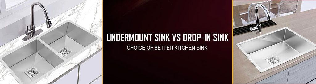 Undermount Sink Vs Drop-In Sink Choice of Better Kitchen Sink