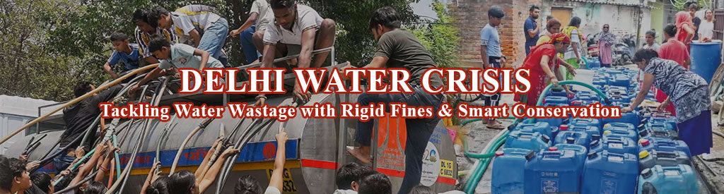 Delhi Water Crisis: Tackling Water Wastage with Rigid Fines & Smart Conservation