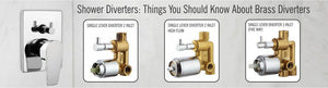 Image showcasing Shower Diverters: Things You Should Know About Brass Diverters