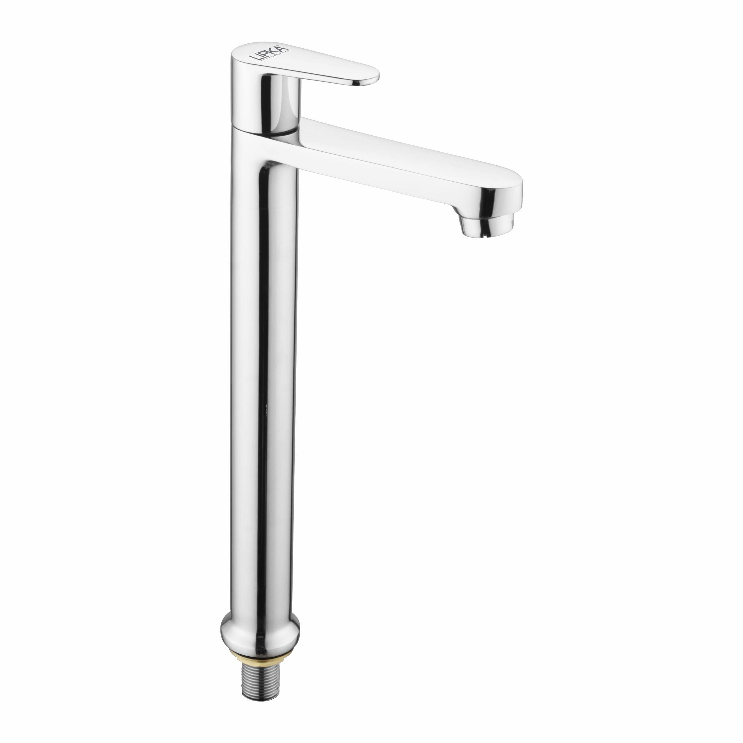 Virgo Pillar Tap Tall Body Brass Faucet- LIPKA - Lipka Home