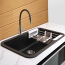 Black Quartz Single Bowl Kitchen Sink (31 x 19 x 9 Inches) - LIPKA - Lipka Home