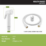 SAM White Health Faucet (Complete Set) - LIPKA