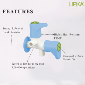 Nobel Two Way Angle Valve PTMT Faucet (Double Handle) - LIPKA - Lipka Home