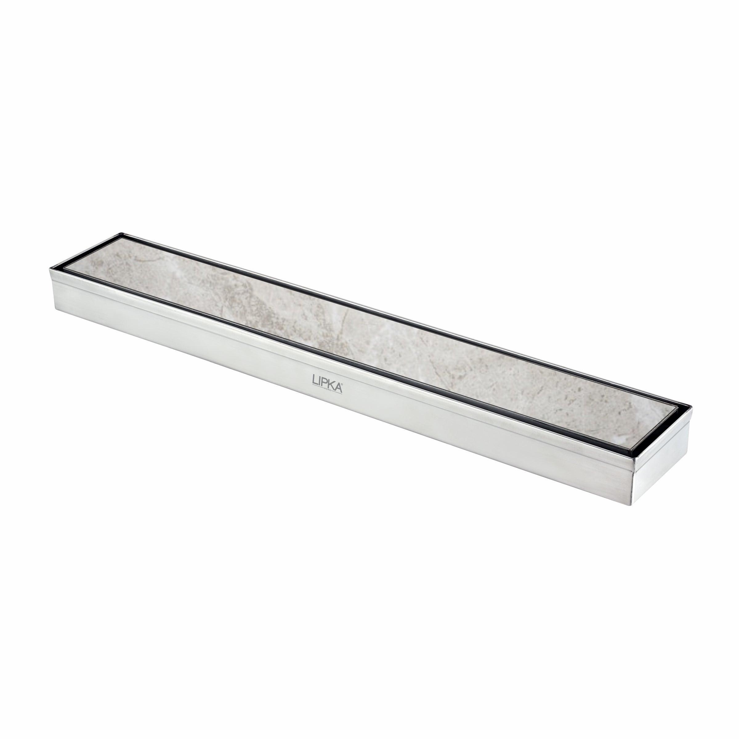 Tile Insert Shower Drain Channel (12 x 2 Inches)