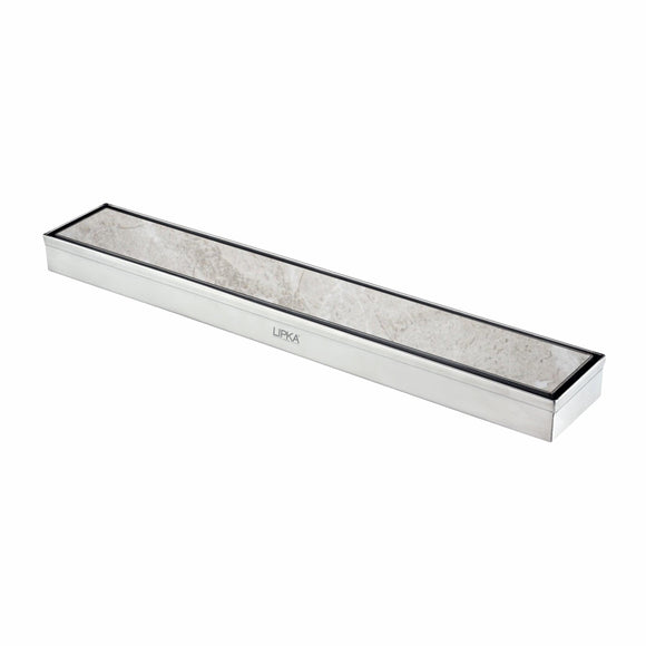 Tile Insert Shower Drain Channel (12 x 2 Inches) - LIPKA - Lipka Home