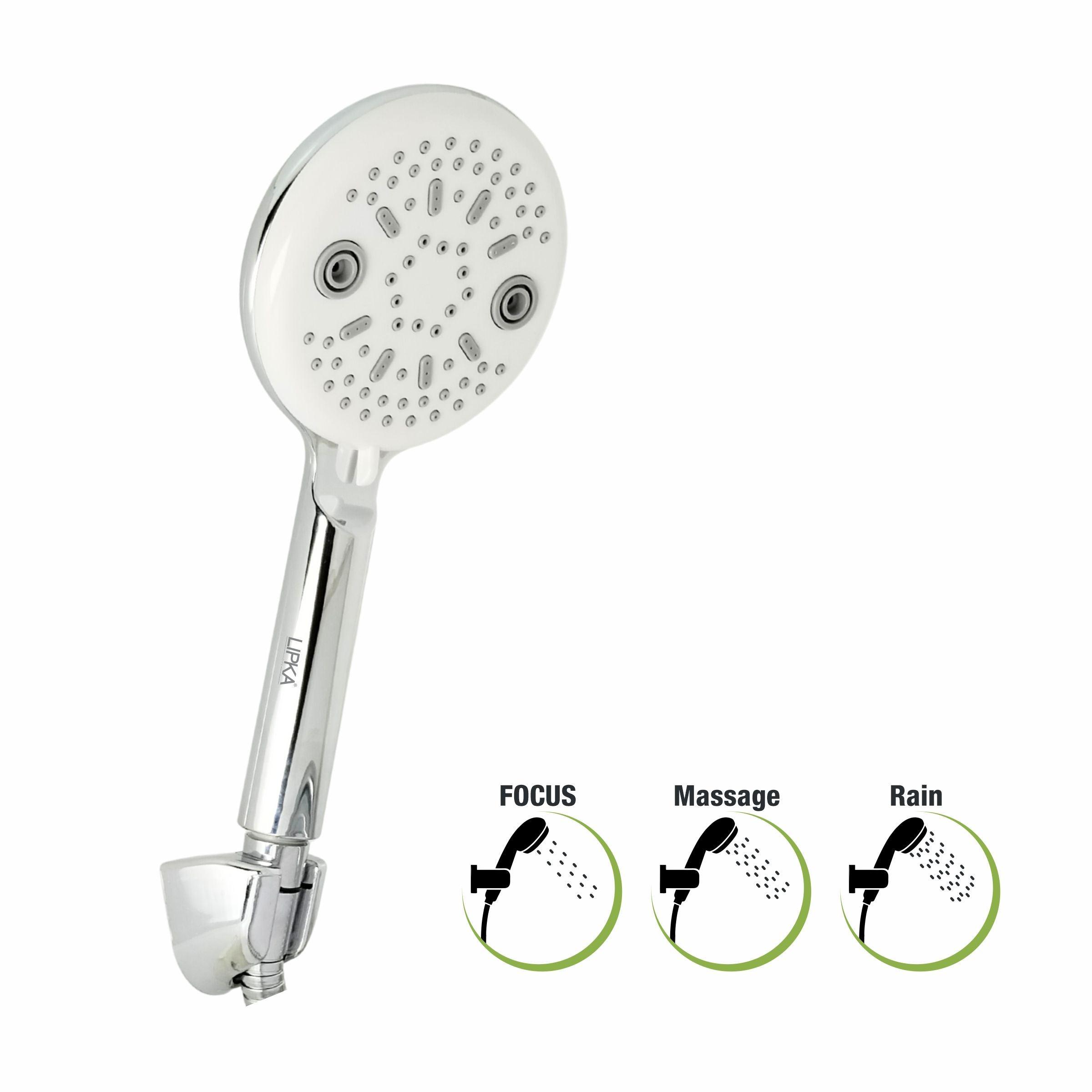 Eye Bol Multi Flow Hand Shower with Holder & 304-Grade Flexible Shower Tube - LIPKA - Lipka Home