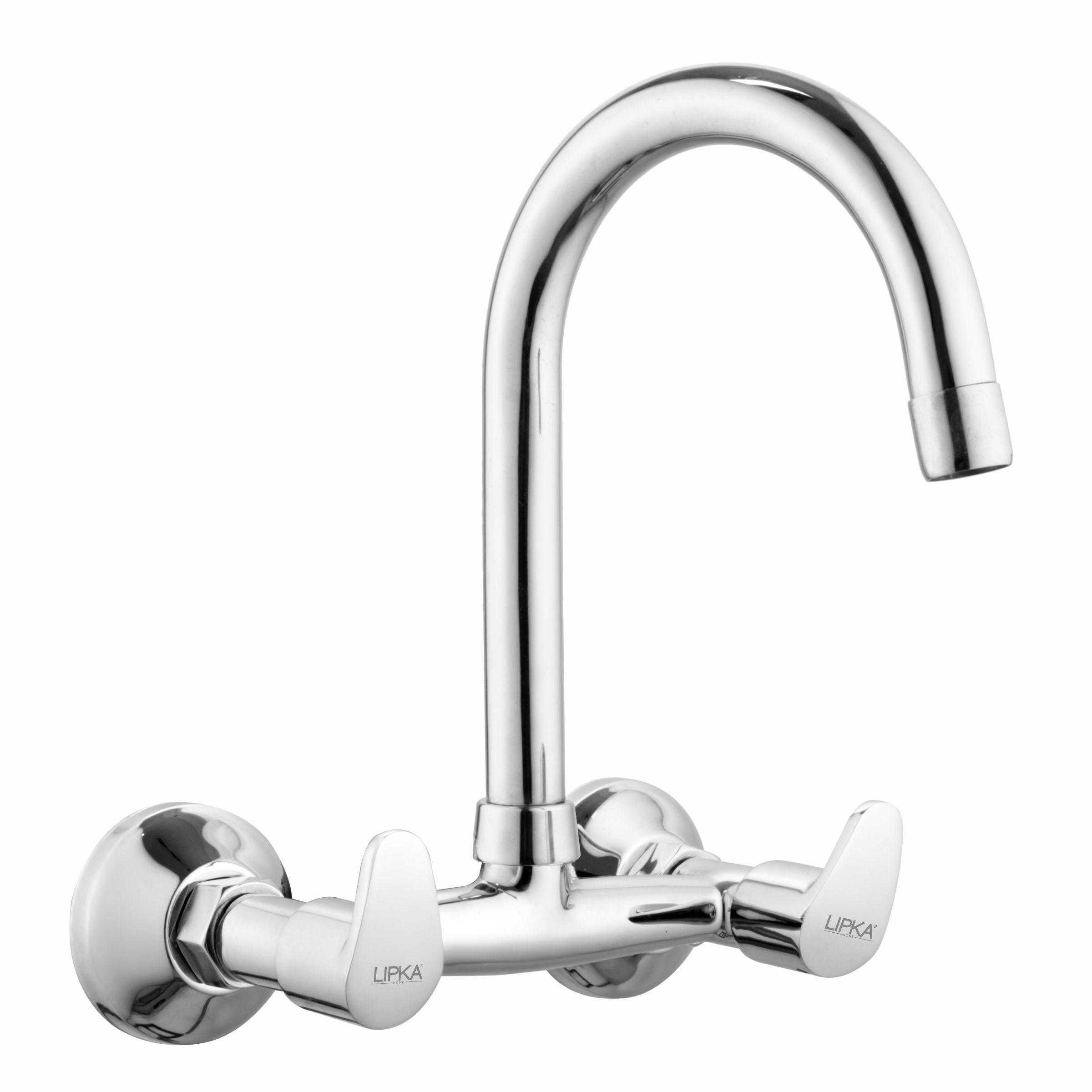 Apple Sink Mixer Brass Faucet with Round Swivel Spout (15 Inches) - LIPKA - Lipka Home