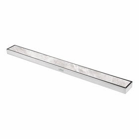 Tile Insert Shower Drain Channel (40 x 2 Inches) - LIPKA - Lipka Home