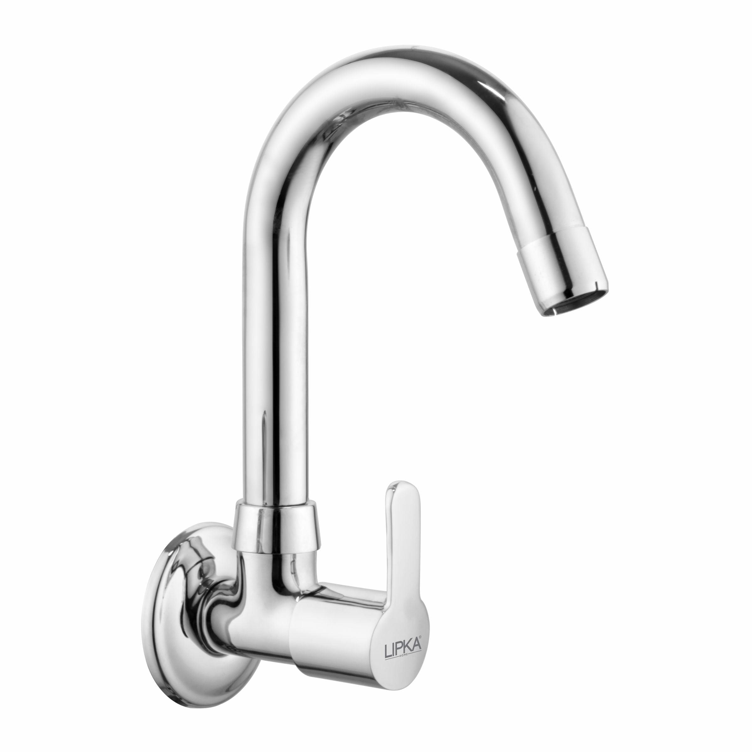 Frenk Sink Tap Brass Faucet with Round Swivel Spout (12 Inches) - LIPKA - Lipka Home