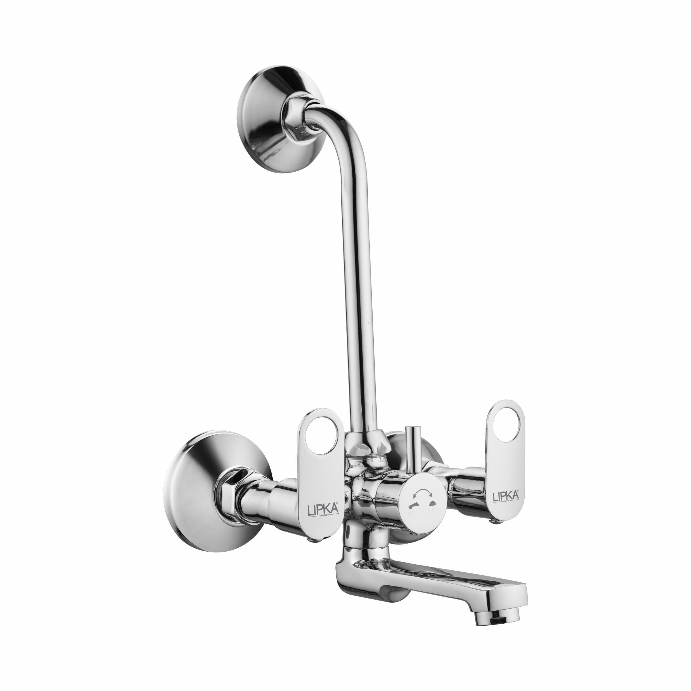 Orbitere Wall Mixer Brass Faucet with L Bend - LIPKA - Lipka Home