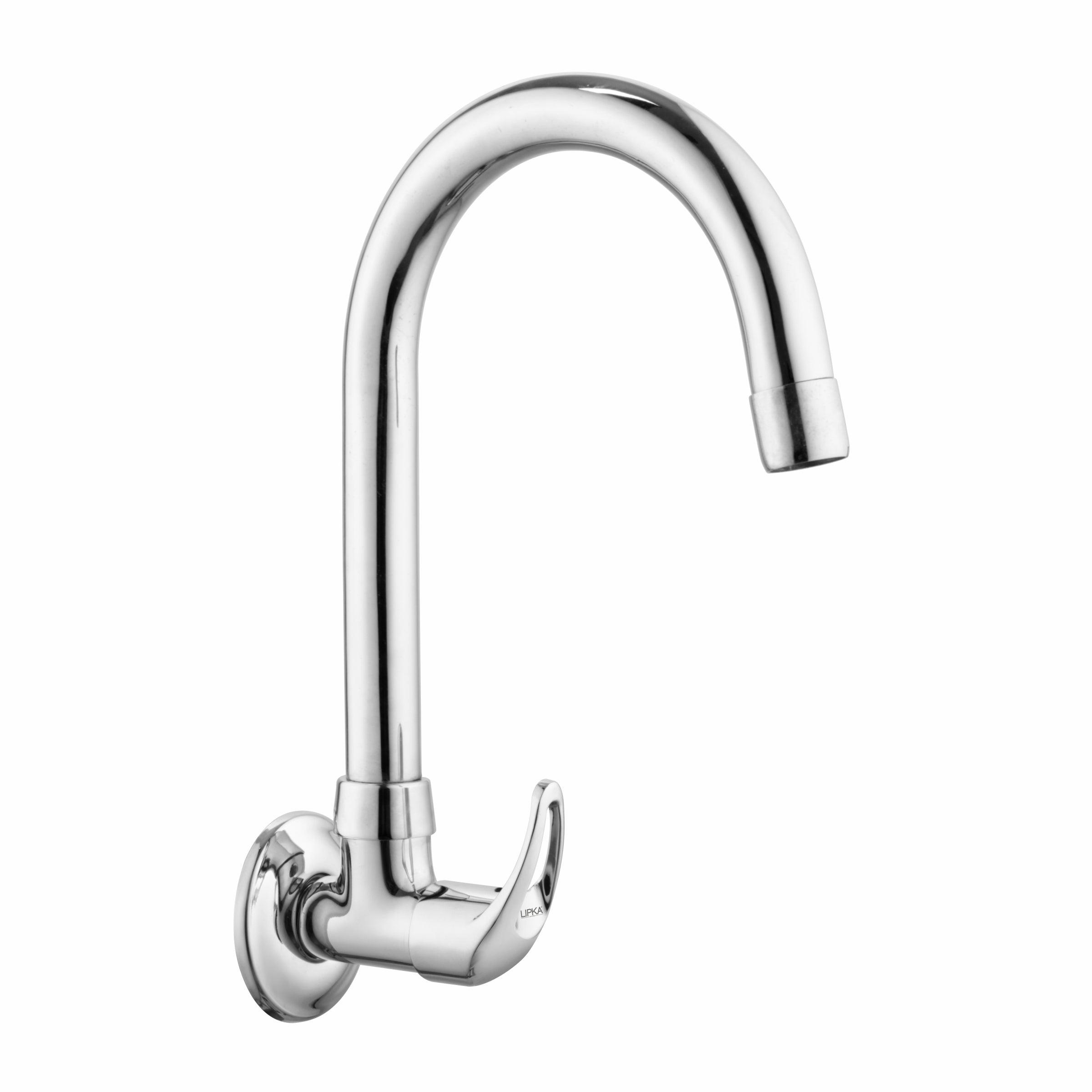 Pixel Sink Tap Brass Faucet with Round Swivel Spout (15 Inches) - LIPKA - Lipka Home