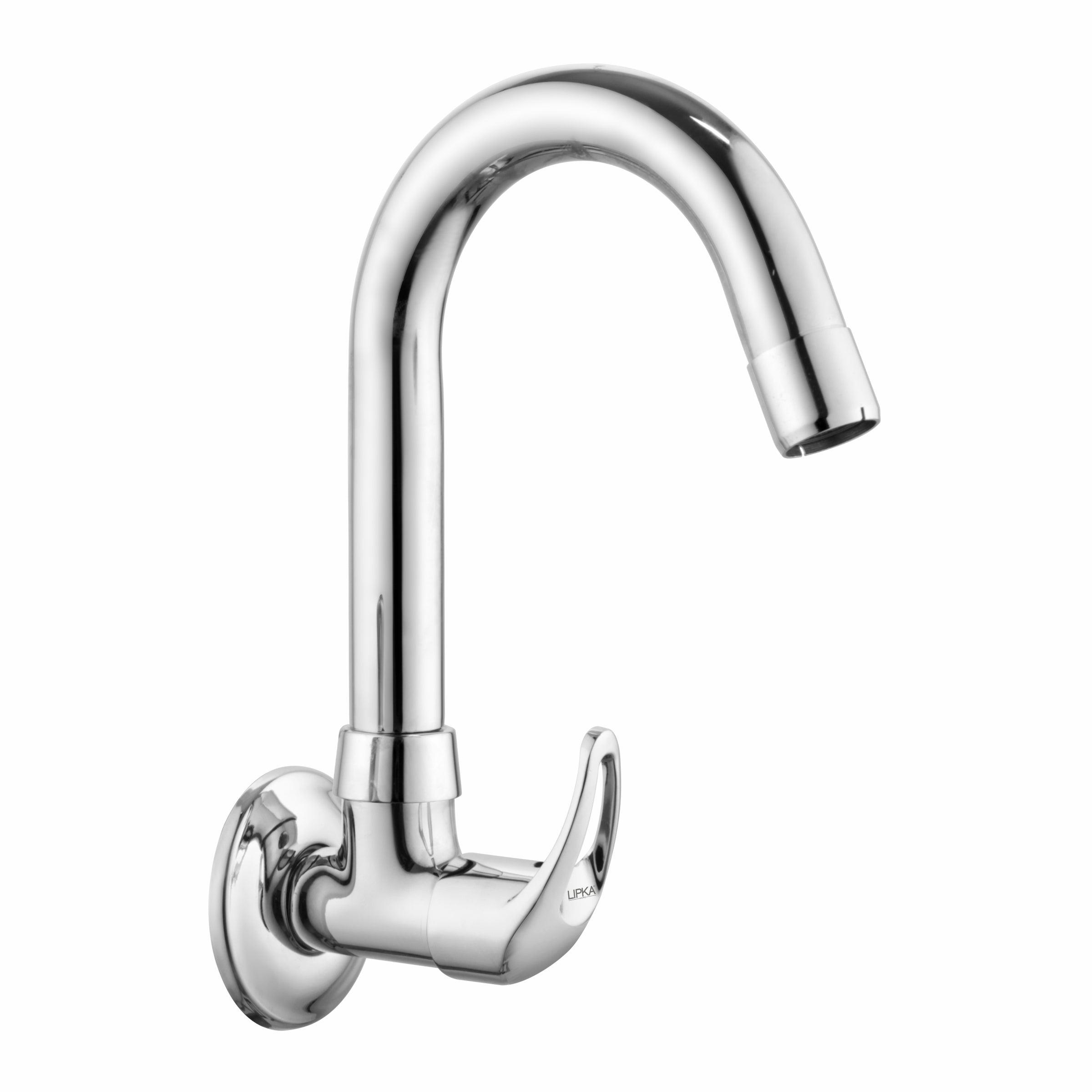 Pixel Sink Tap Brass Faucet with Round Swivel Spout (12 Inches) - LIPKA - Lipka Home