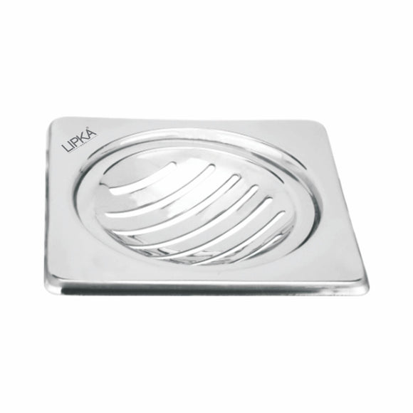 Eon Square Floor Drain with Classic Jali (5 x 5 Inches) - LIPKA - Lipka Home