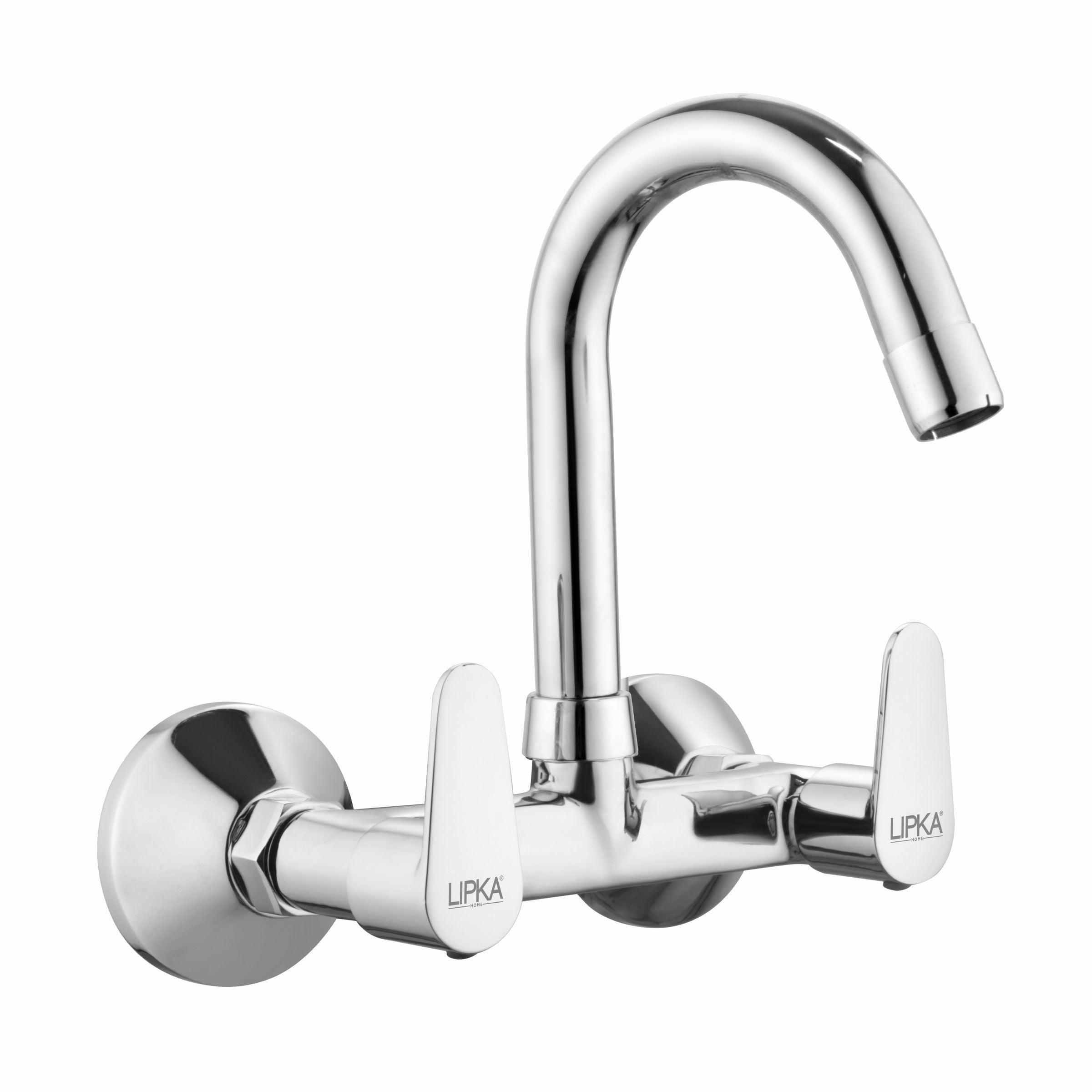 Virgo Sink Mixer Brass Faucet with Round Swivel Spout (12 Inches) - LIPKA - Lipka Home