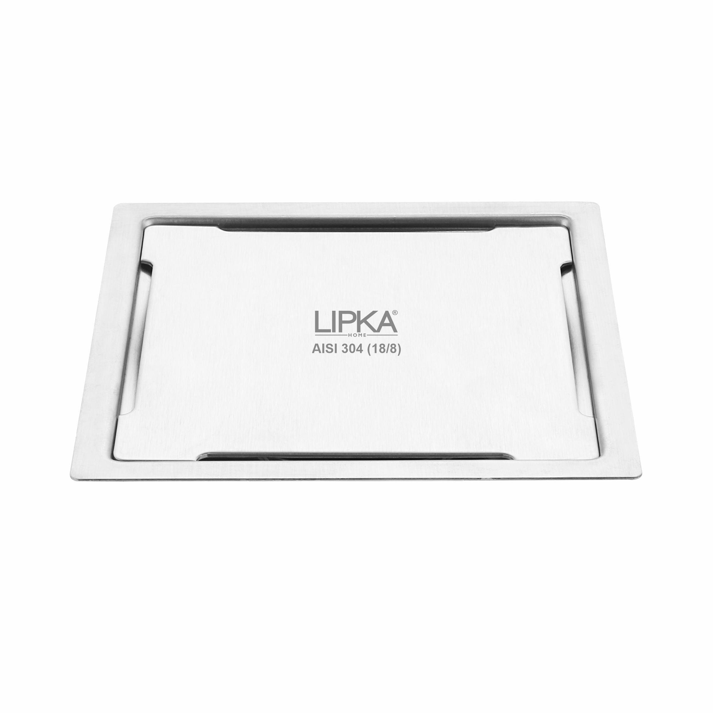 Yellow Exclusive Square Flat Cut Floor Drain (6 x 6 Inches) - LIPKA - Lipka Home