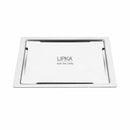 Yellow Exclusive Square Flat Cut Floor Drain (6 x 6 Inches) - LIPKA - Lipka Home