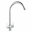 Victory Centre Hole Basin Mixer with Large (20 Inches) Round Swivel Spout Faucet - LIPKA - Lipka Home