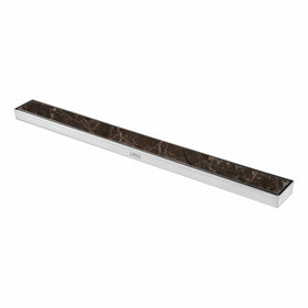 Marble Insert Shower Drain Channel (36 x 2 Inches) - LIPKA - Lipka Home